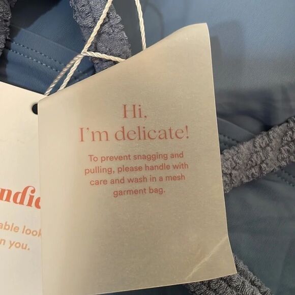 Andie Swim The Jetties One Piece Macrame Slate size XS NWT minimalist - Picture 4 of 7